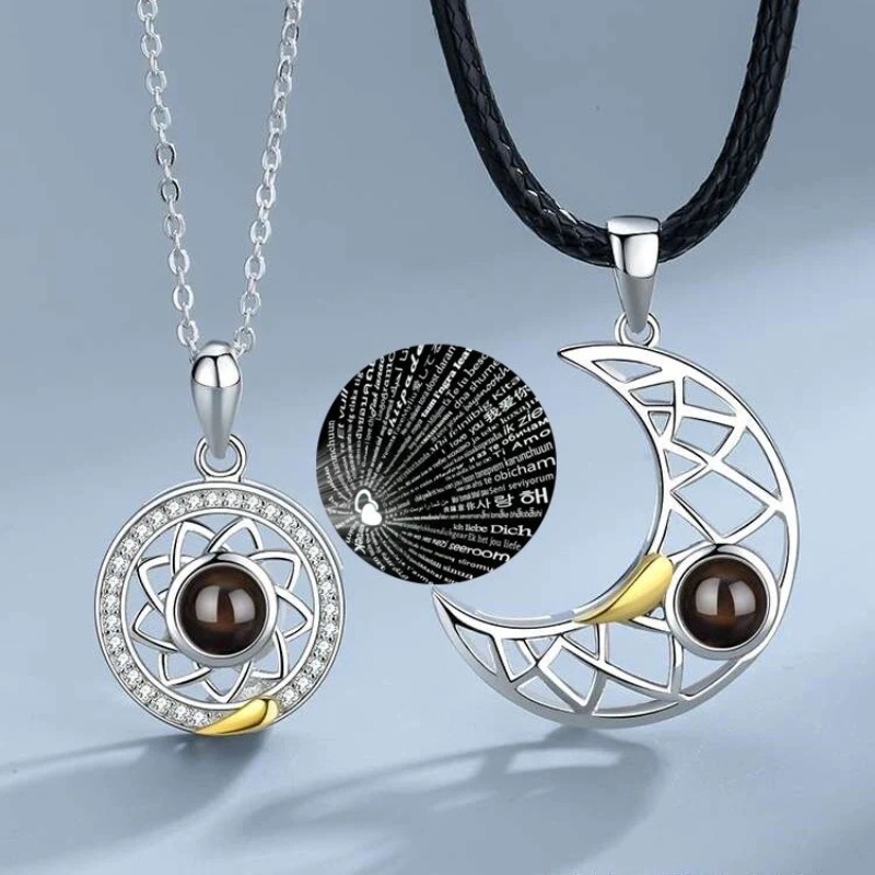 Magnetic Couple Matching Necklaces - 1 par de collares magnéticos a