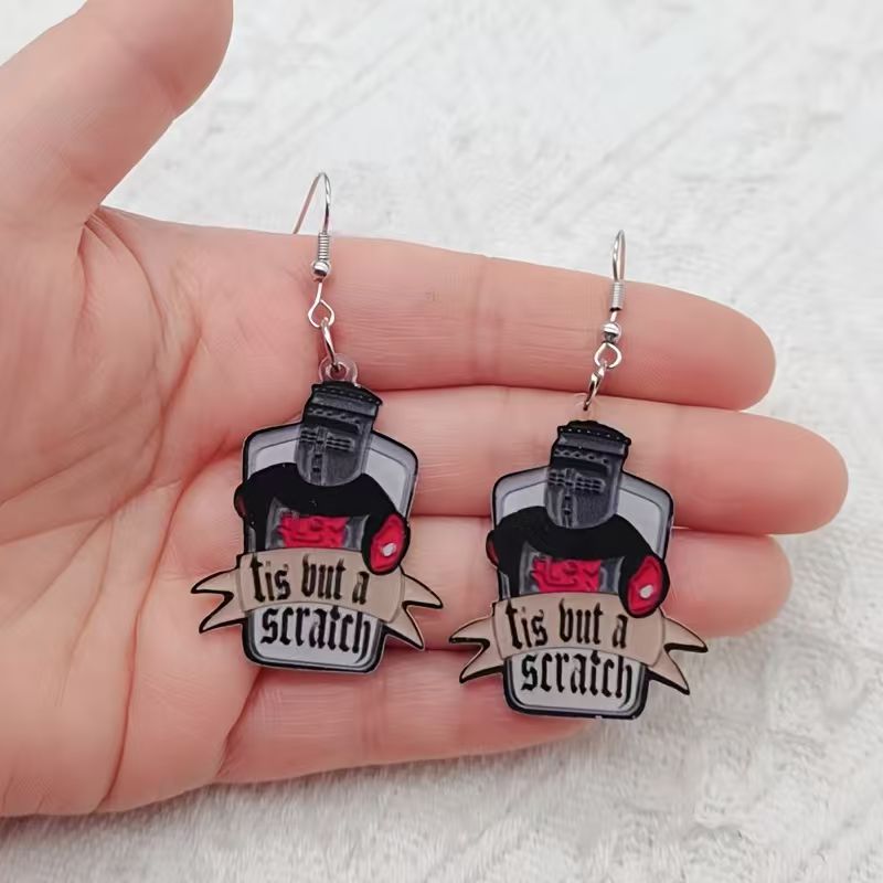 Earrings - 10 pendientes acrílicos con diseño de