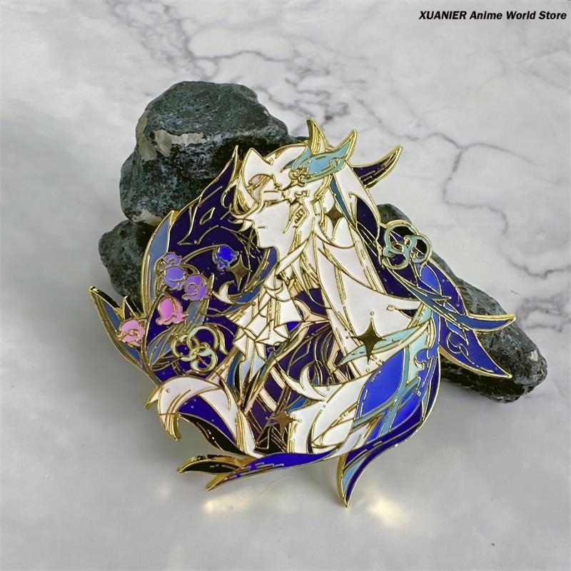 Anime Pendant Necklace - Insignia Metálica de Anime Neuvillette, Broche,