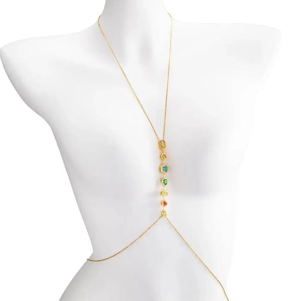 Body Jewelry - Cadena de Cintura y Pecho de