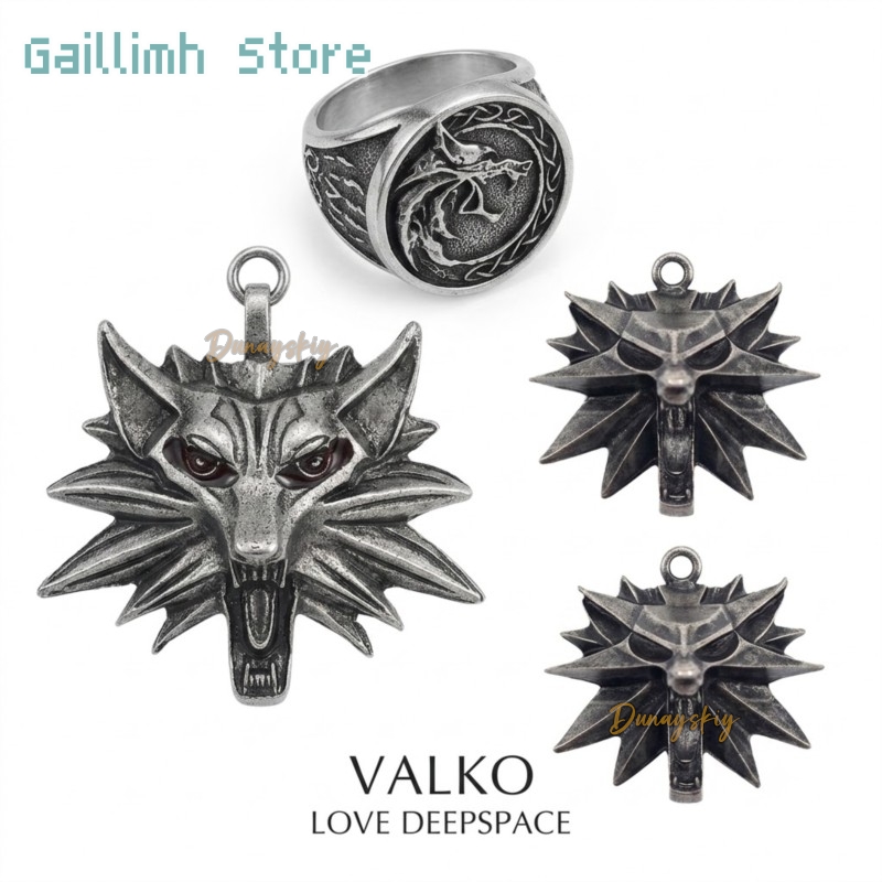 Anime Pendant Necklace - Collar de Dientes de Lobo Valko