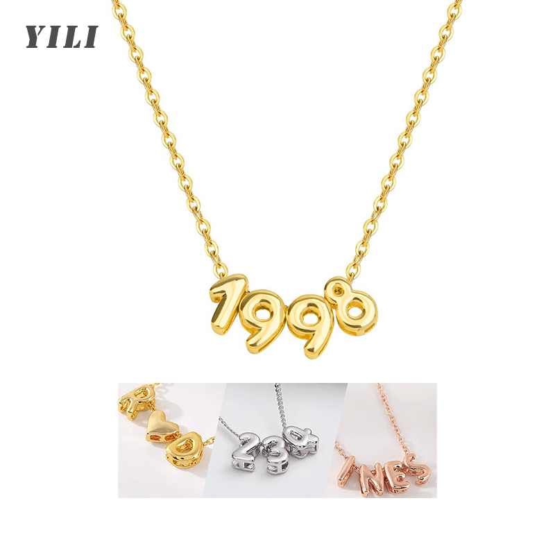 Collar Personalizado con Letra - Initial Letter Necklace 18K Gold reseña y precio
