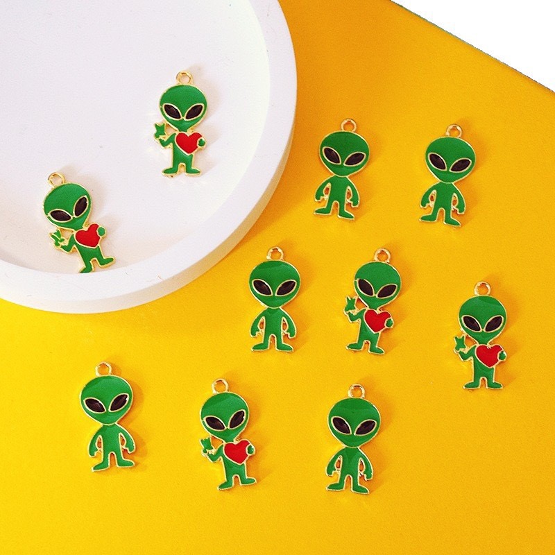 10 piezas de colgantes de alea - Earrings reseña y precio