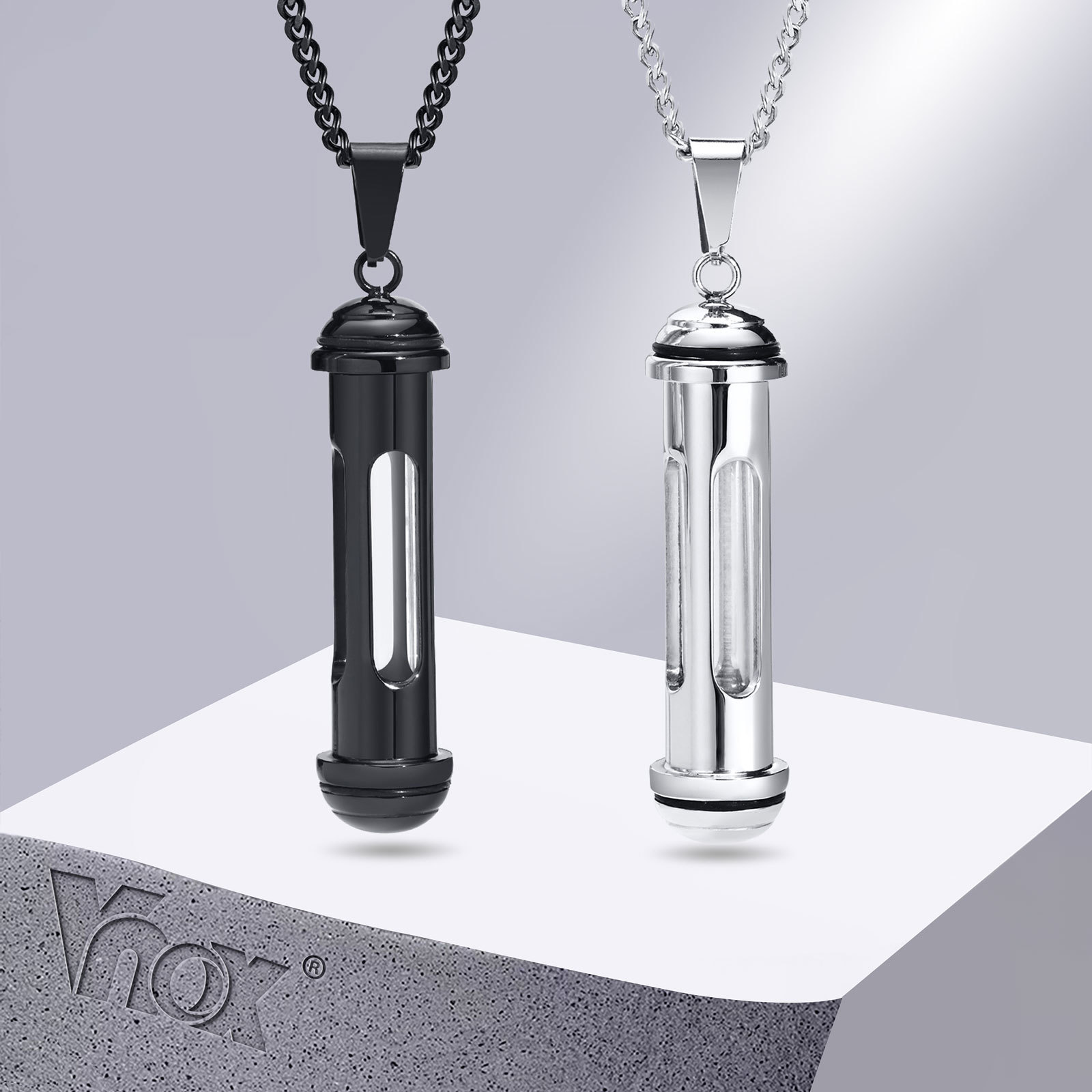 Vnox Collares de acero inoxida - Cuban Link Chain 12Mm reseña y precio
