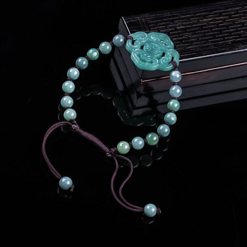 Pulsera de Jadeíta Natural Gra - Bracelets reseña y precio