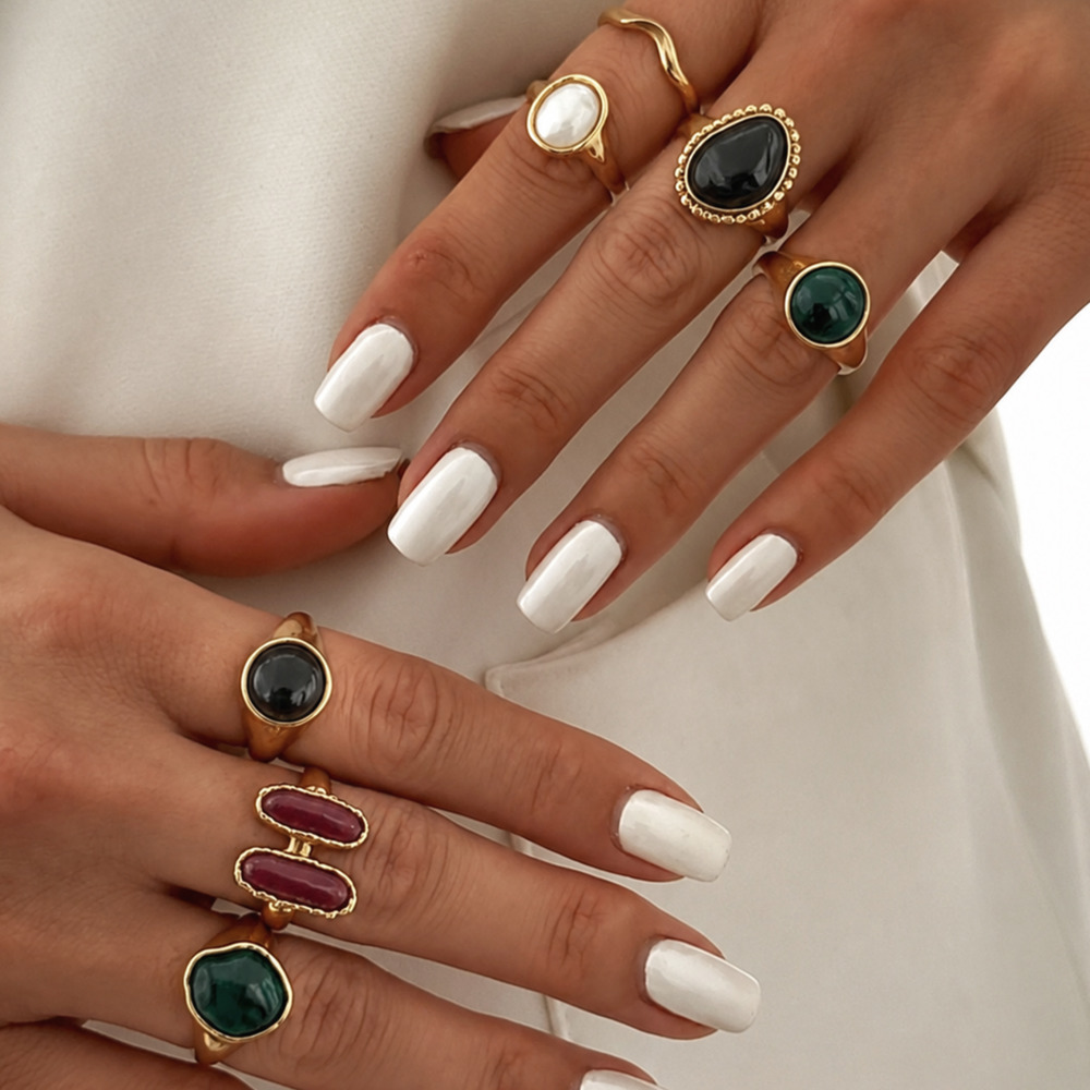 IngeSight.Z Juego de 7 Anillos - Vintage Punk Knuckle Rings Set reseña y precio