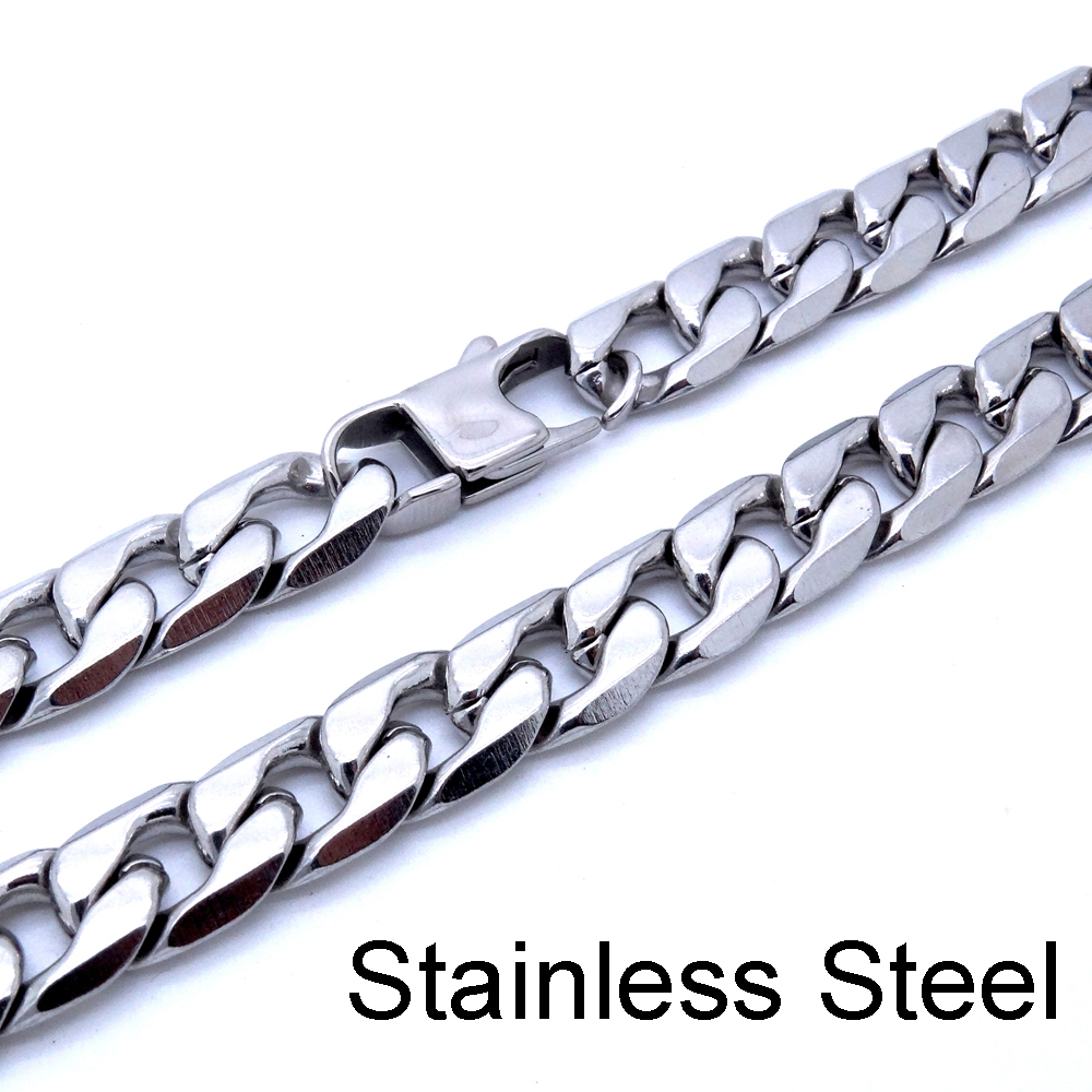 Collar de acero inoxidable de  - Cuban Link Chain 12Mm reseña y precio