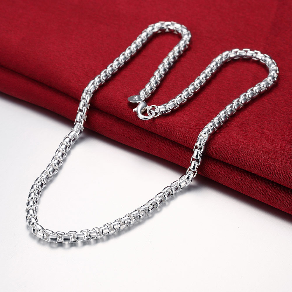 Collar de Cadena Redonda de Pl - Cuban Link Chain 12Mm reseña y precio