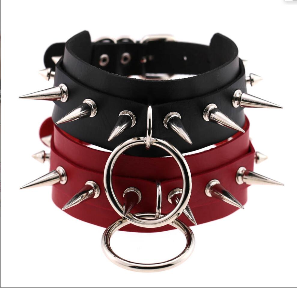 Gargantilla larga con pinchos  - Goth Punk Spike Choker reseña y precio